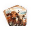 Highland Cows Coaster Set