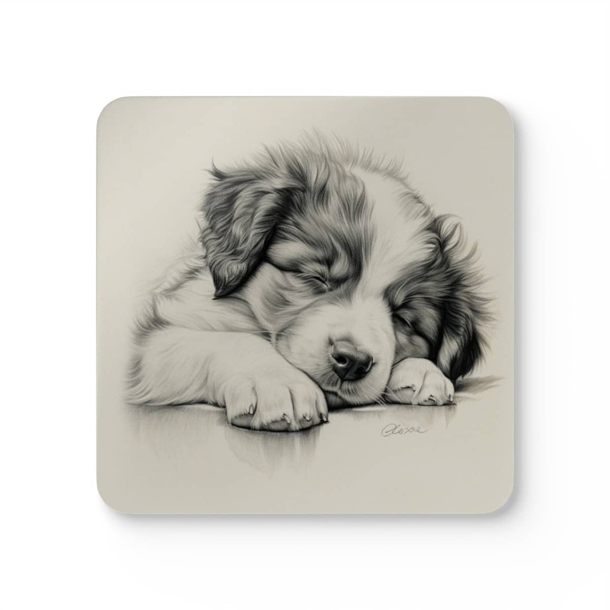 Australian Shepherd Dog Coaster Set