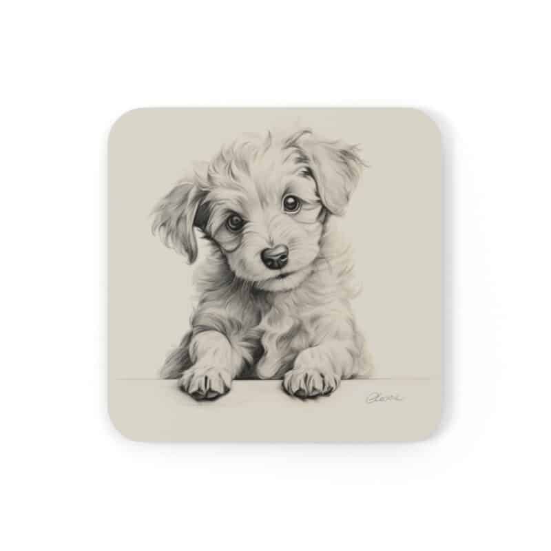 Poodle Coaster Set