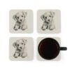 Poodle Coaster Set