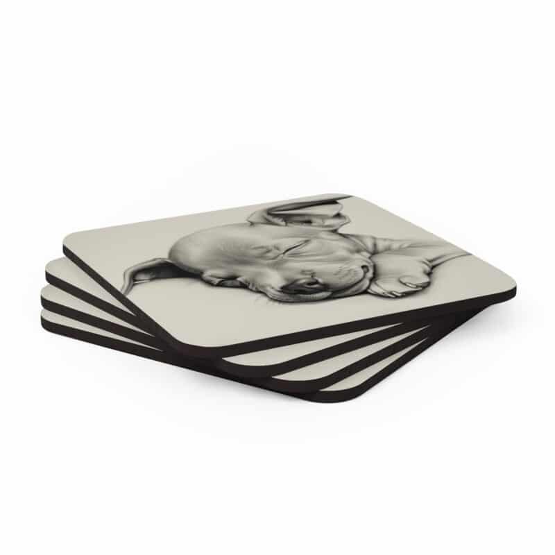 American Hairless Terrier Coaster Set