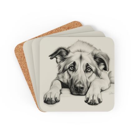 Anatolian Shepherd Dog Coaster Set