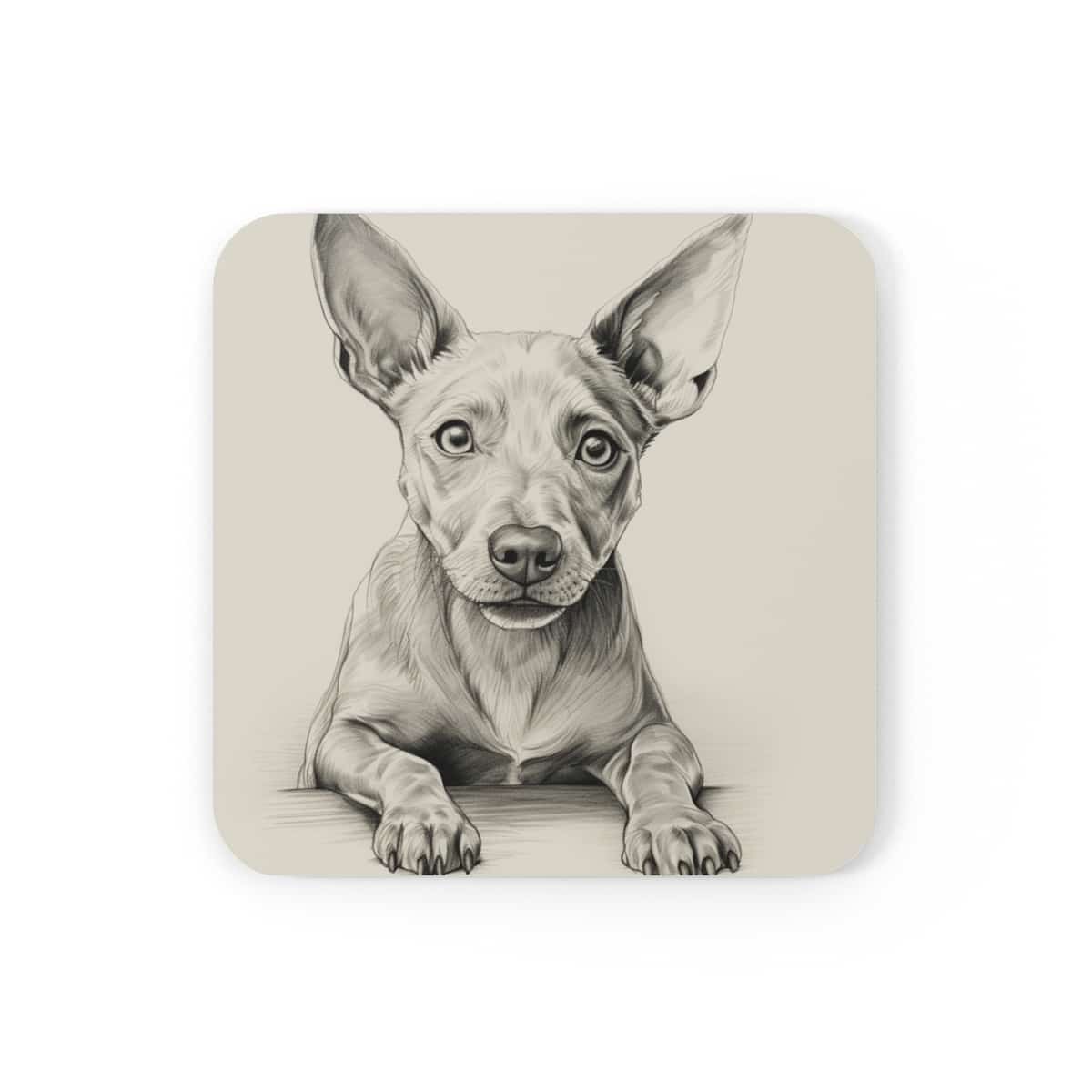 American Hairless Terrier Coaster Set