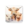 Highland Cows Coaster Set