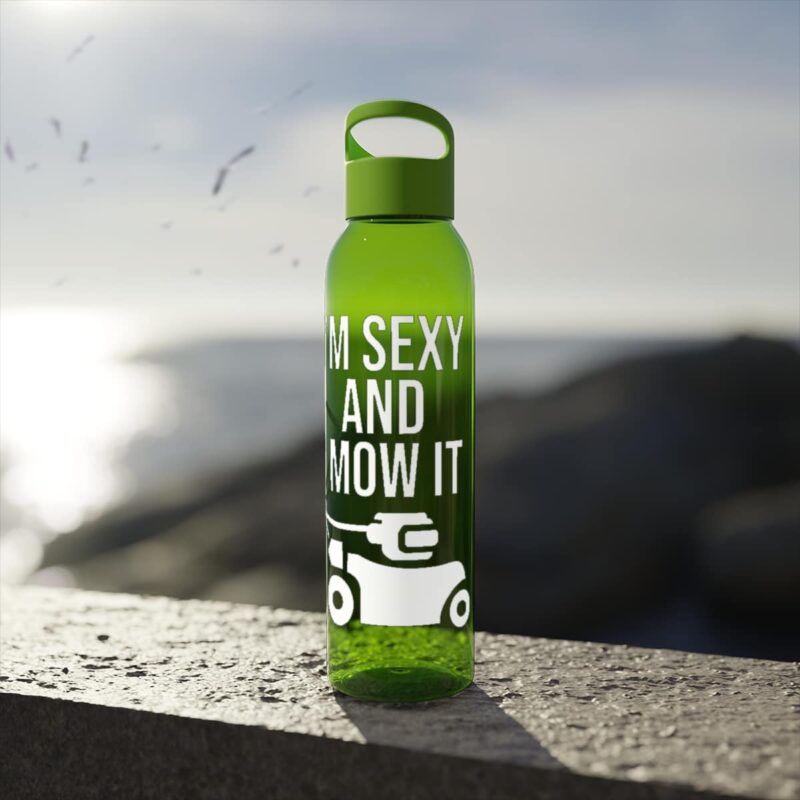 I'm Sexy and I Mow It Sky Water Bottle