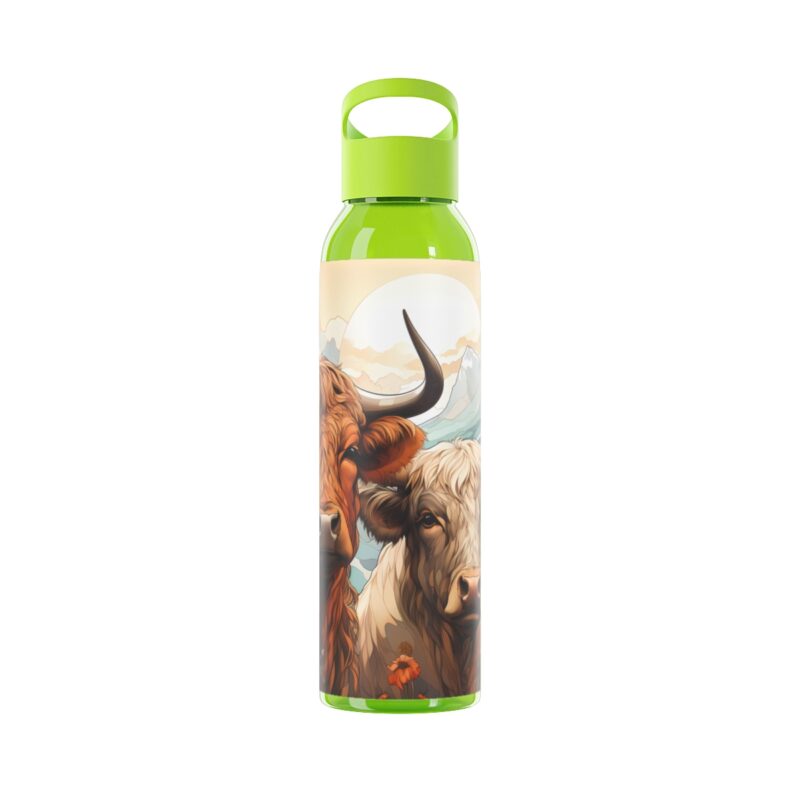 Highland Cows Sky Water Bottle