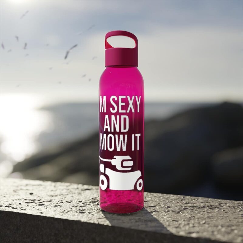 I'm Sexy and I Mow It Sky Water Bottle