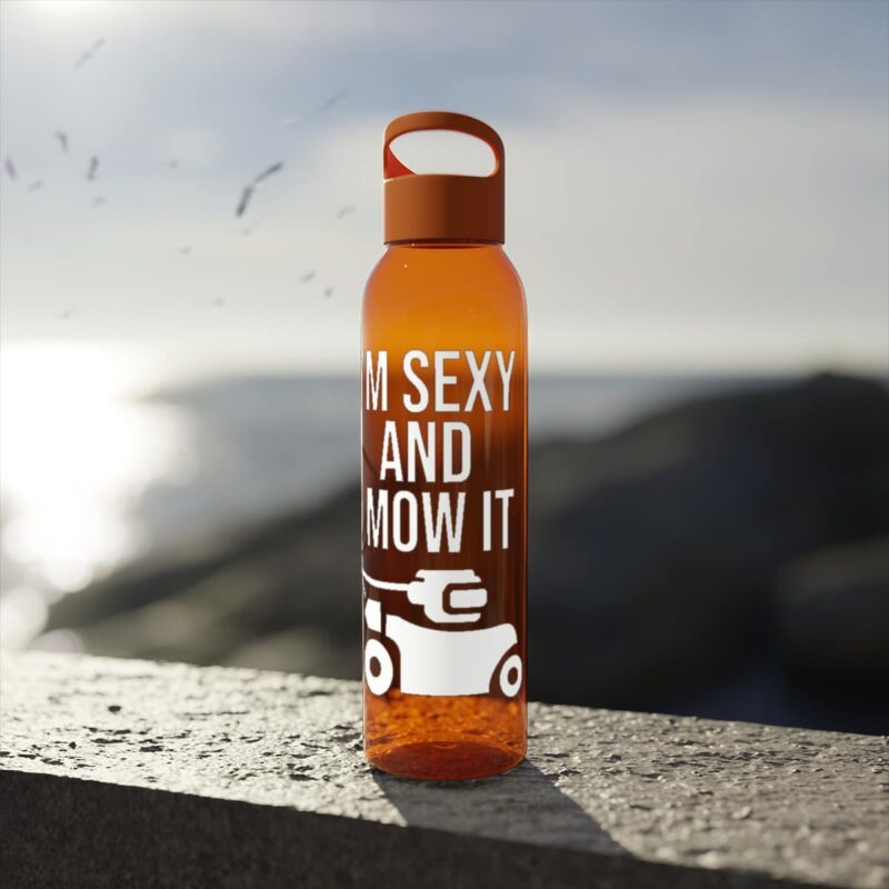 I'm Sexy and I Mow It Sky Water Bottle