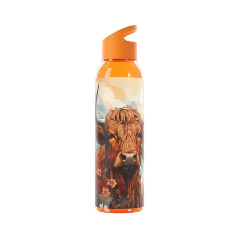 Highland Cows Sky Water Bottle