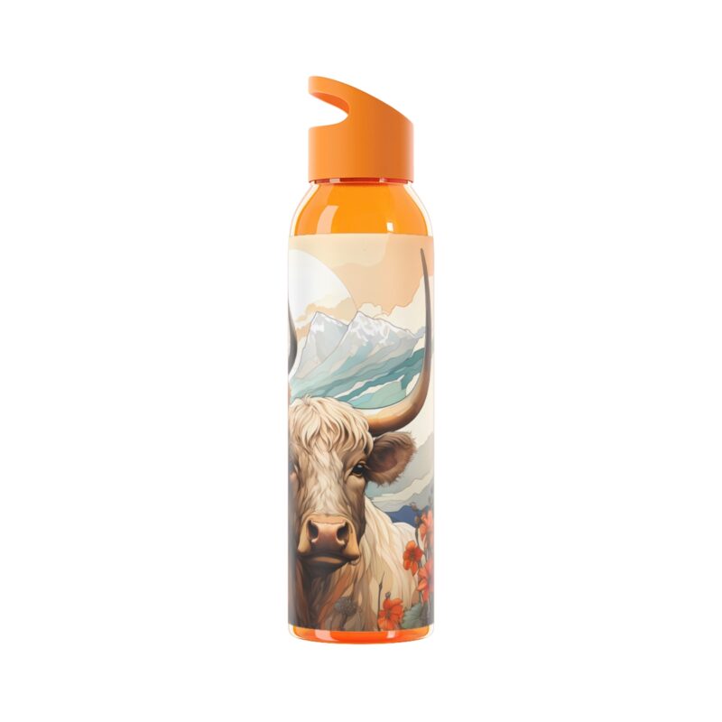 Highland Cows Sky Water Bottle