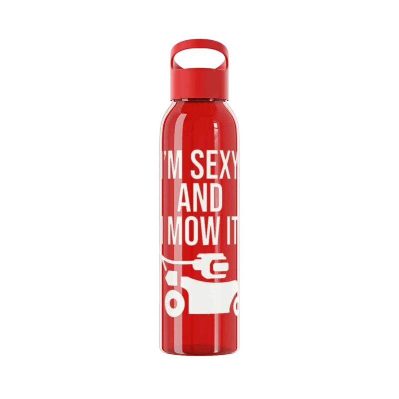 I'm Sexy and I Mow It Sky Water Bottle