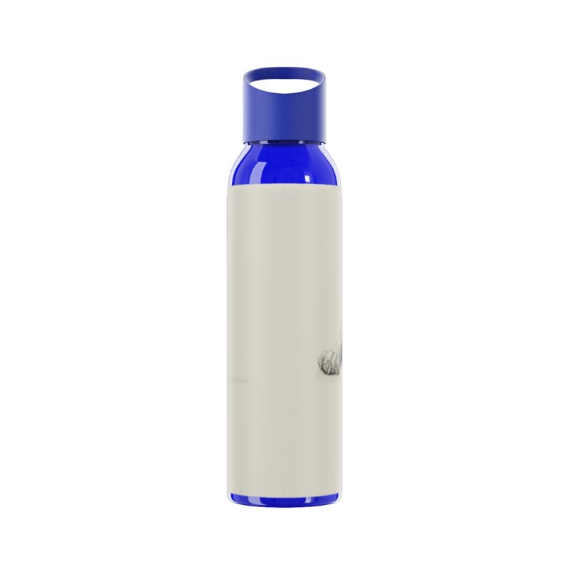 American Hairless Terrier Sky Water Bottle