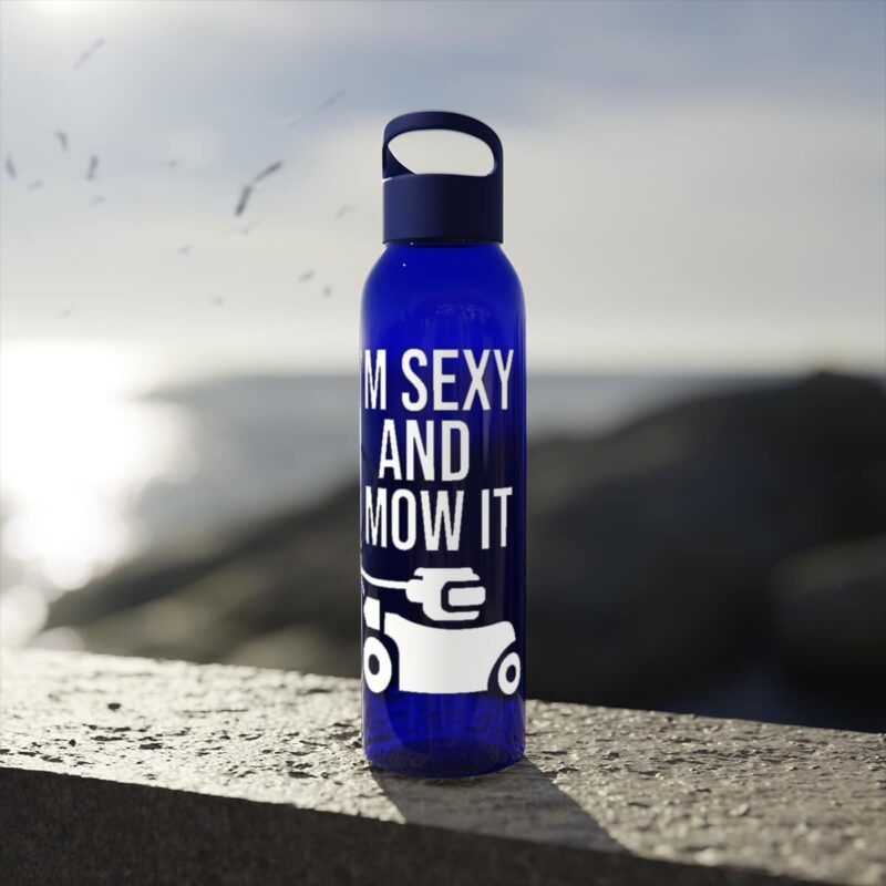 I'm Sexy and I Mow It Sky Water Bottle