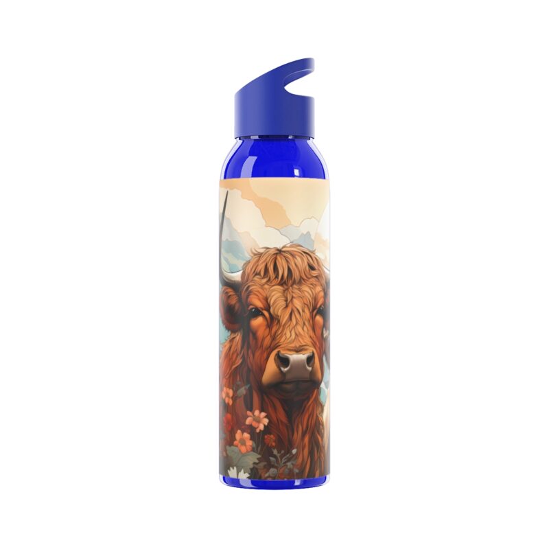 Highland Cows Sky Water Bottle