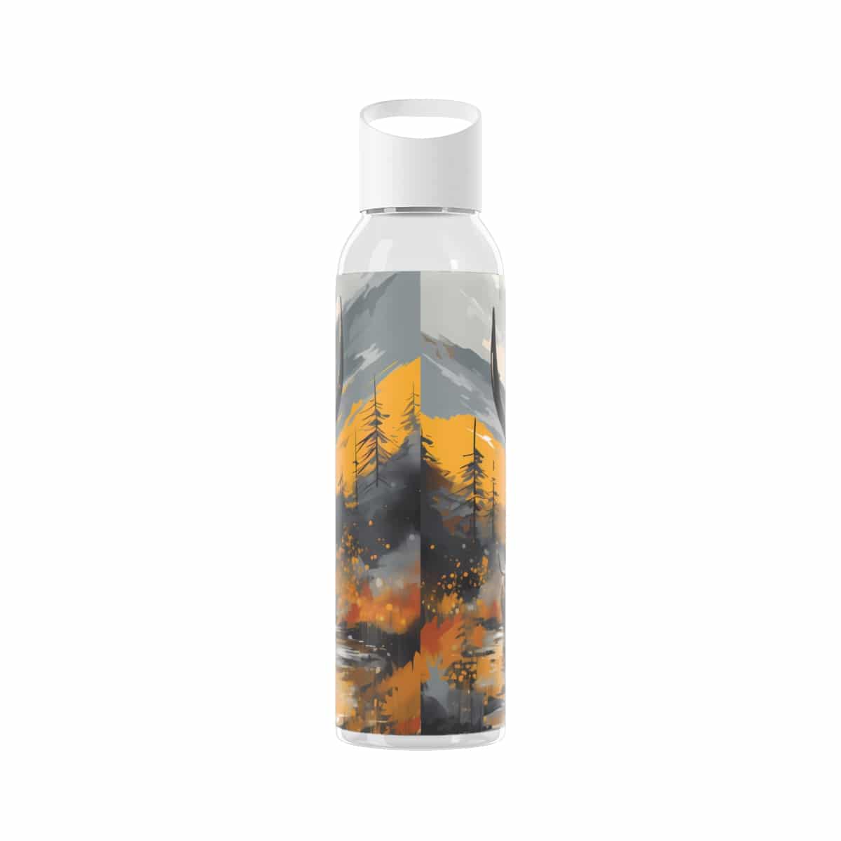 Highland Cows Sky Water Bottle