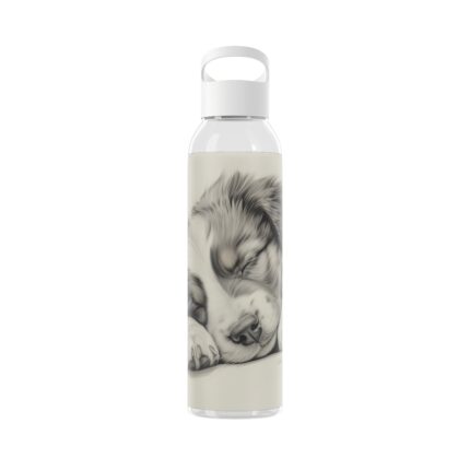 Australian Shepherd Dog Sky Water Bottle