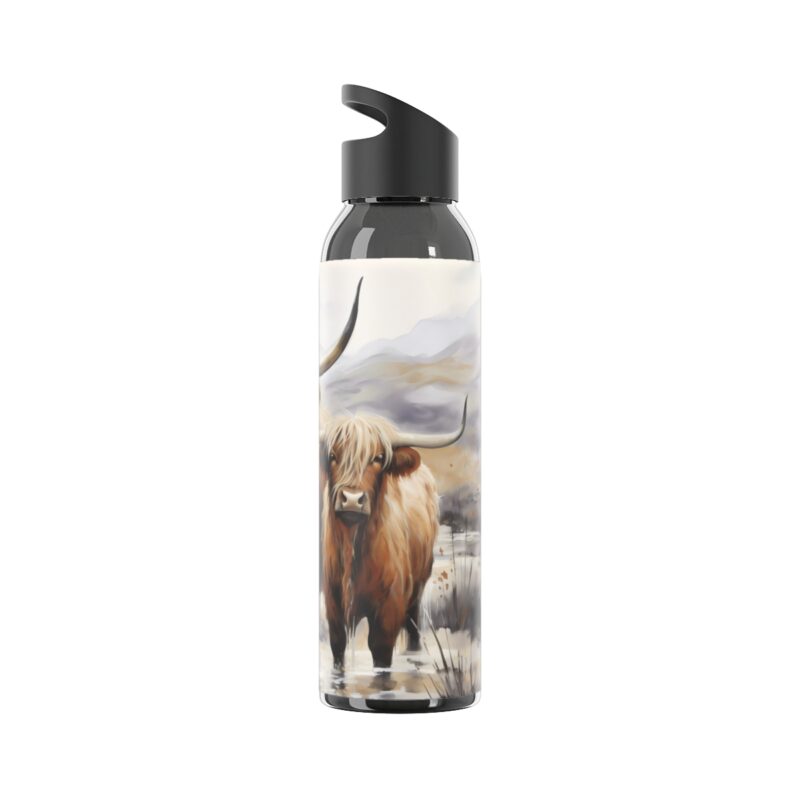 Highland Cows Sky Water Bottle