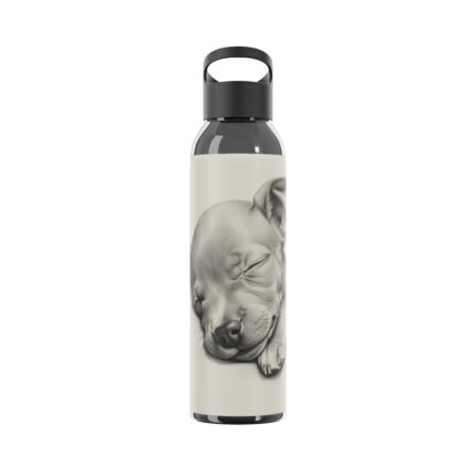 American Hairless Terrier Sky Water Bottle