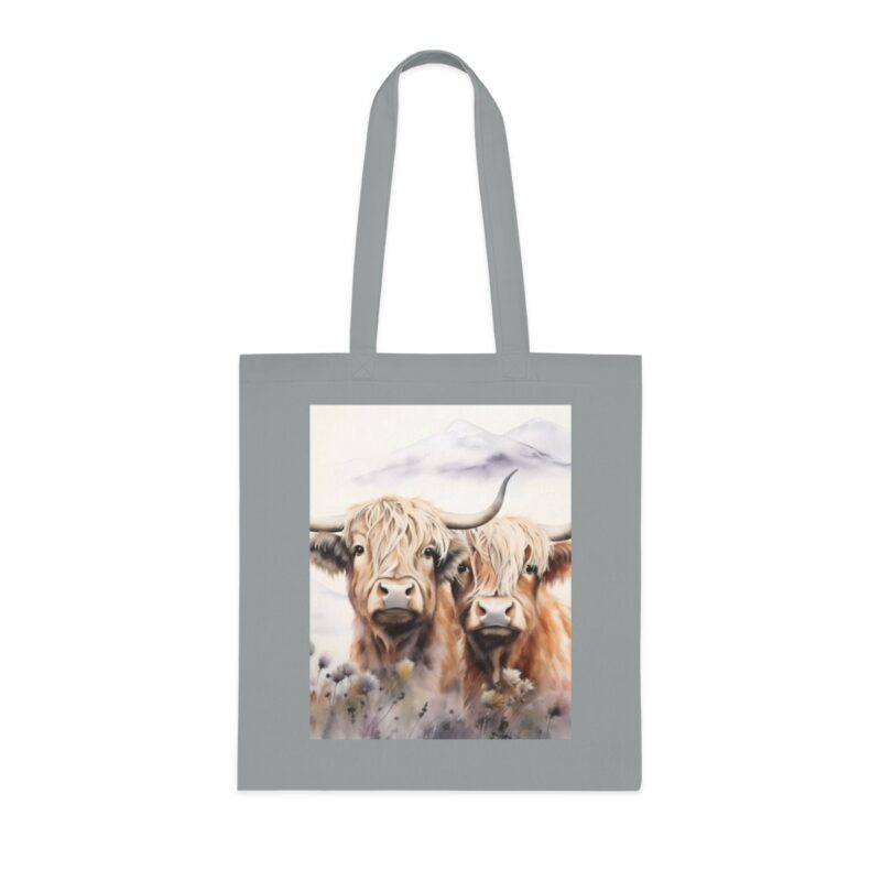 Highland Cows Cotton Tote Bag