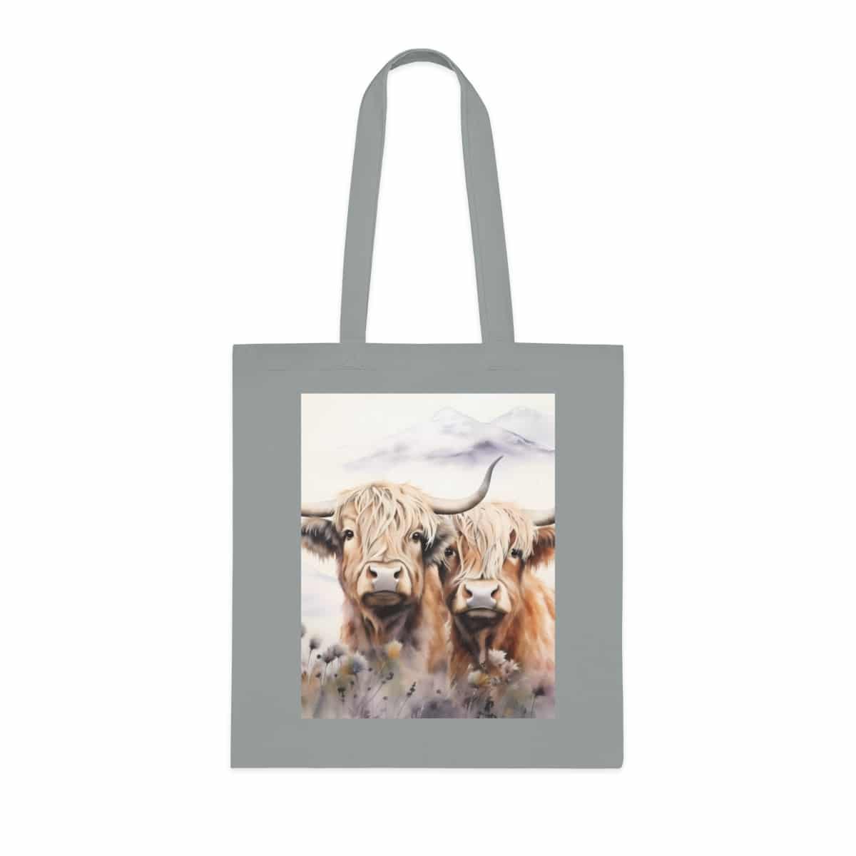 Highland Cows Cotton Tote Bag