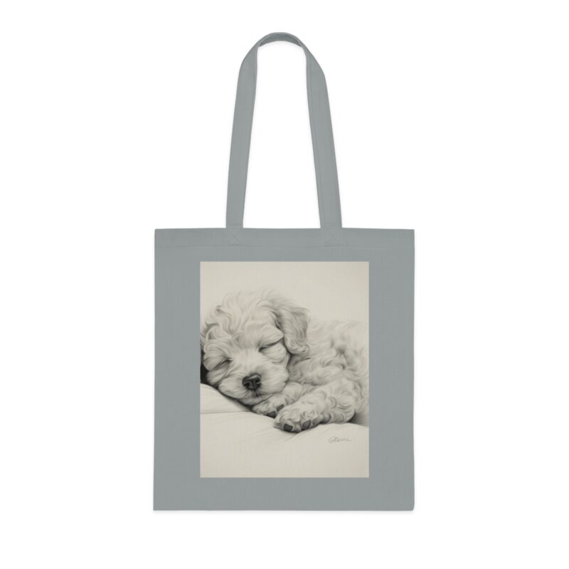 Poodle Cotton Tote Bag