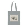 Poodle Cotton Tote Bag