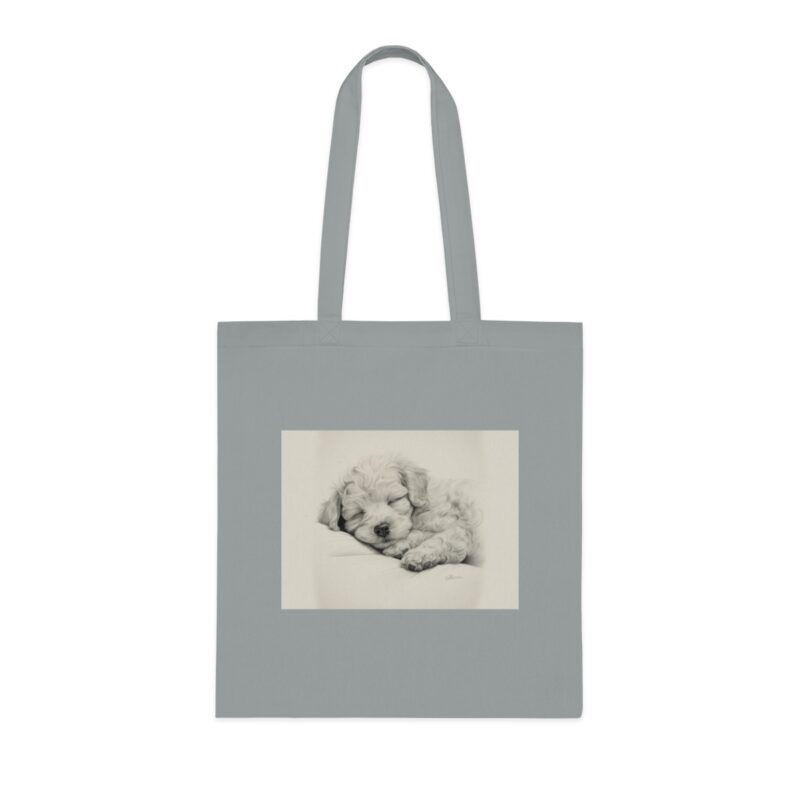 Poodle Cotton Tote Bag