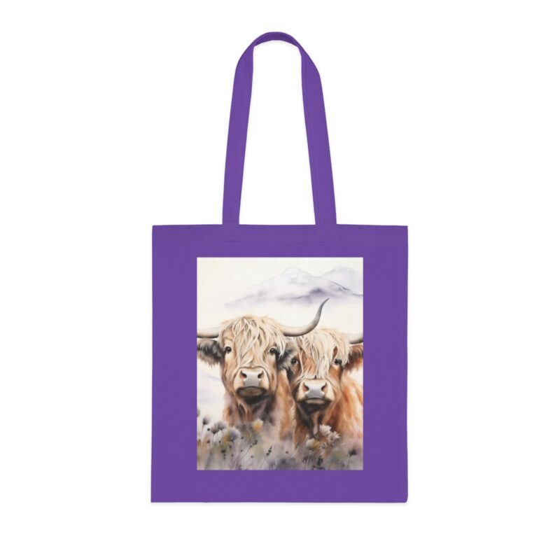 Highland Cows Cotton Tote Bag