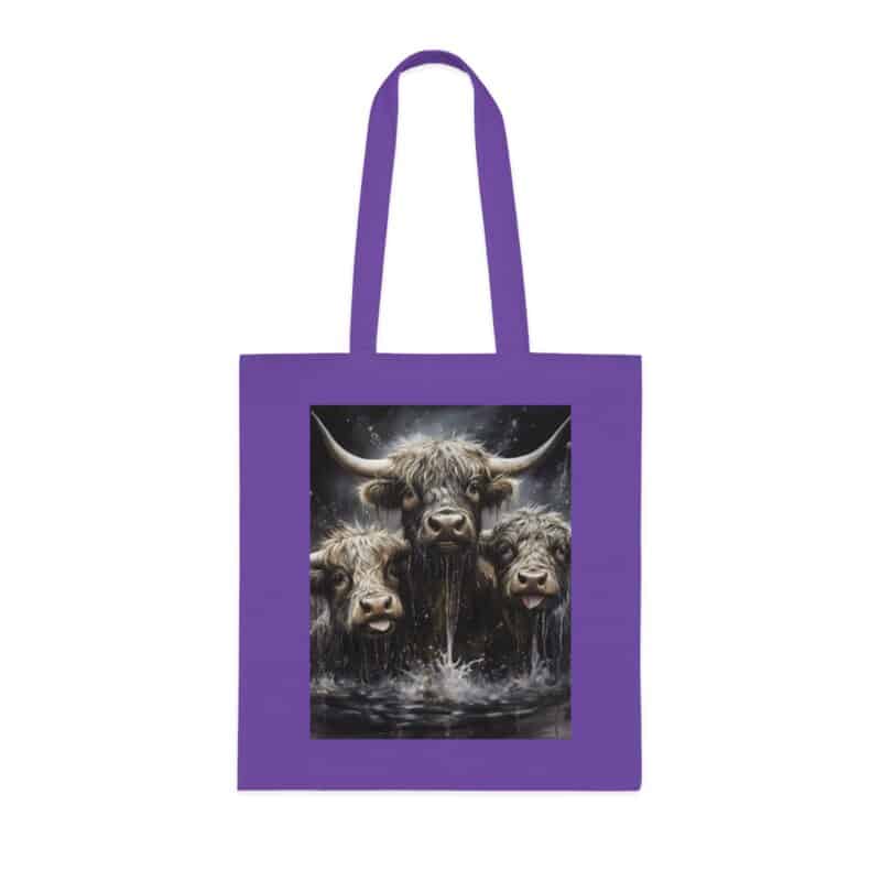 Highland Cows Cotton Tote Bag