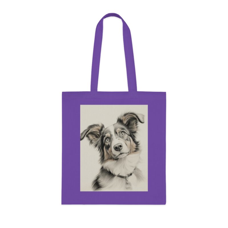 Australian Shepherd Dog Cotton Tote Bag