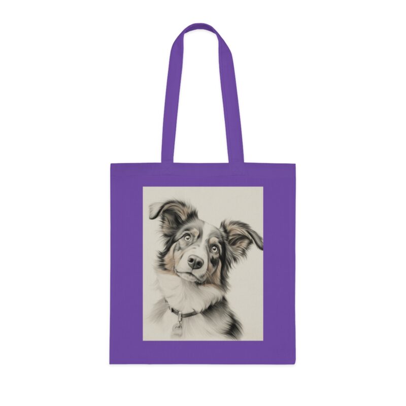 Australian Shepherd Dog Cotton Tote Bag