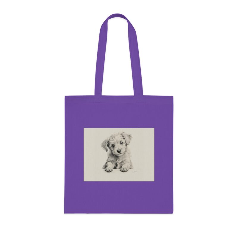 Poodle Cotton Tote Bag