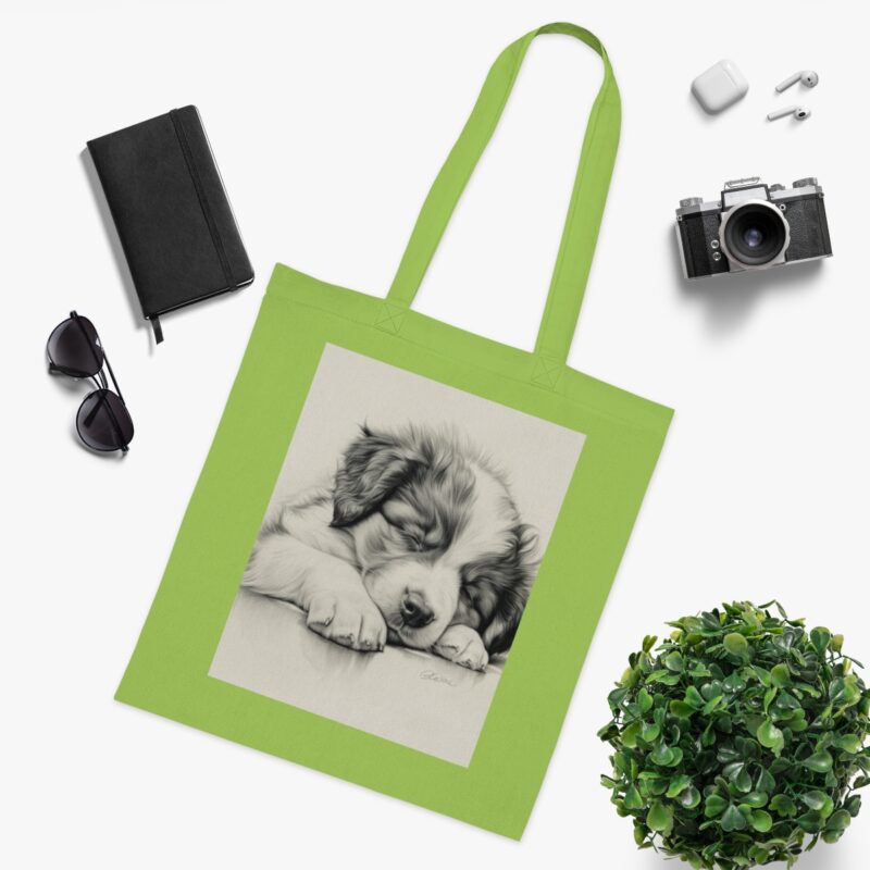 Australian Shepherd Dog Cotton Tote Bag