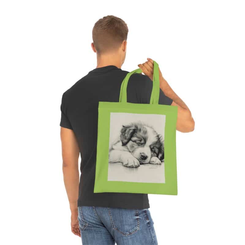 Australian Shepherd Dog Cotton Tote Bag