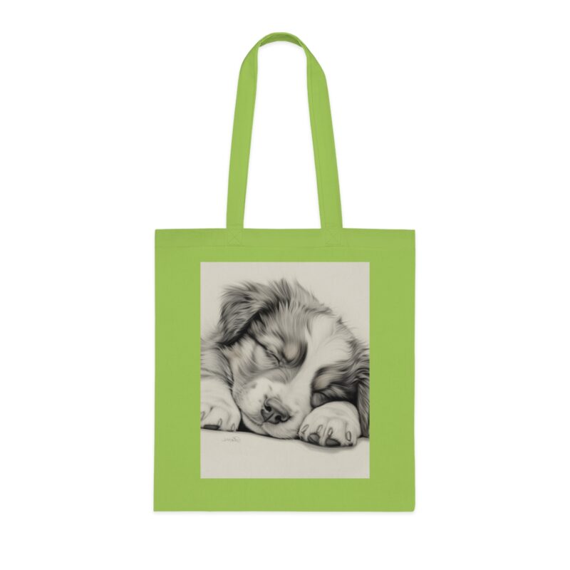 Australian Shepherd Dog Cotton Tote Bag