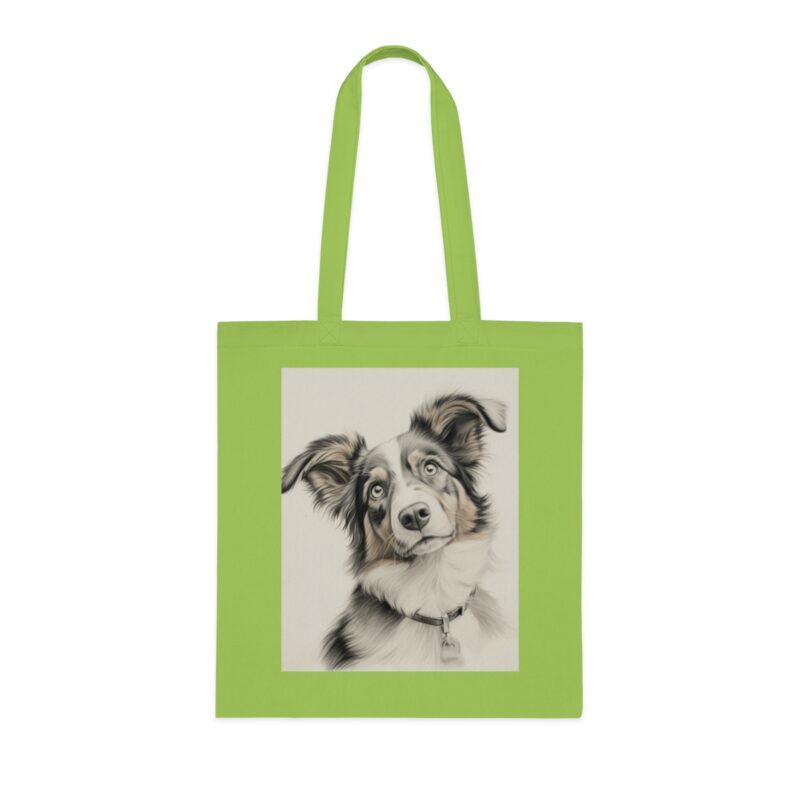 Australian Shepherd Dog Cotton Tote Bag