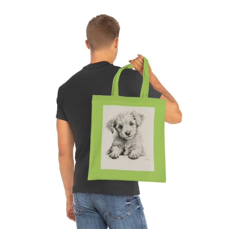 Poodle Cotton Tote Bag