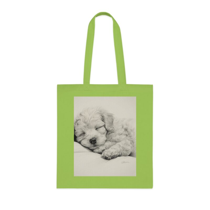 Poodle Cotton Tote Bag