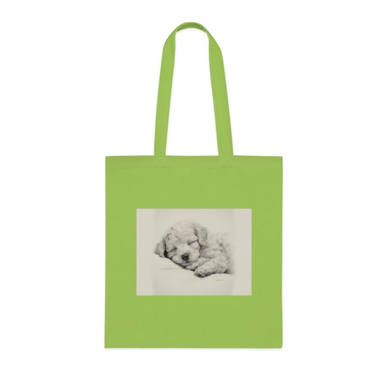 Poodle Cotton Tote Bag