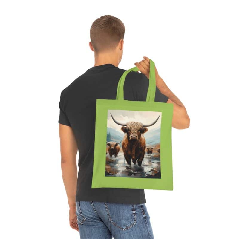 Highland Cows Cotton Tote Bag