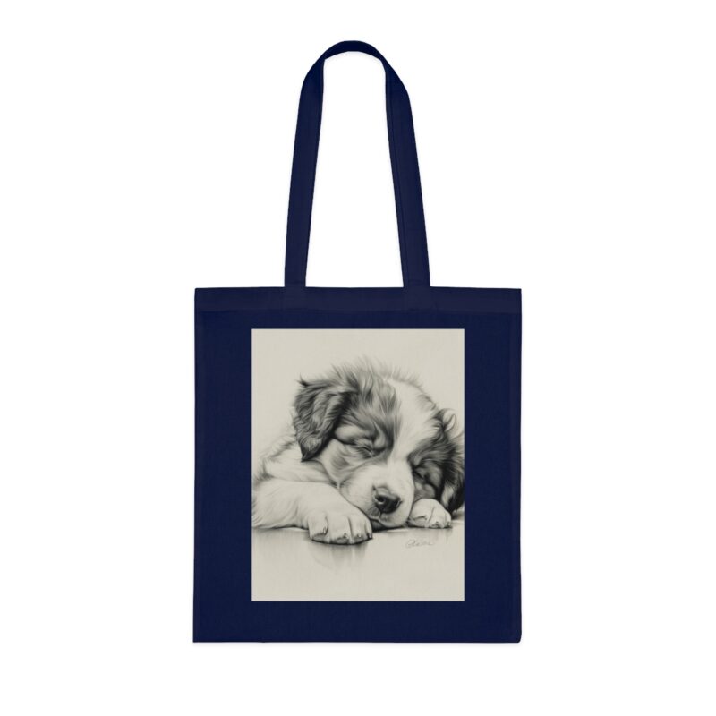 Australian Shepherd Dog Cotton Tote Bag