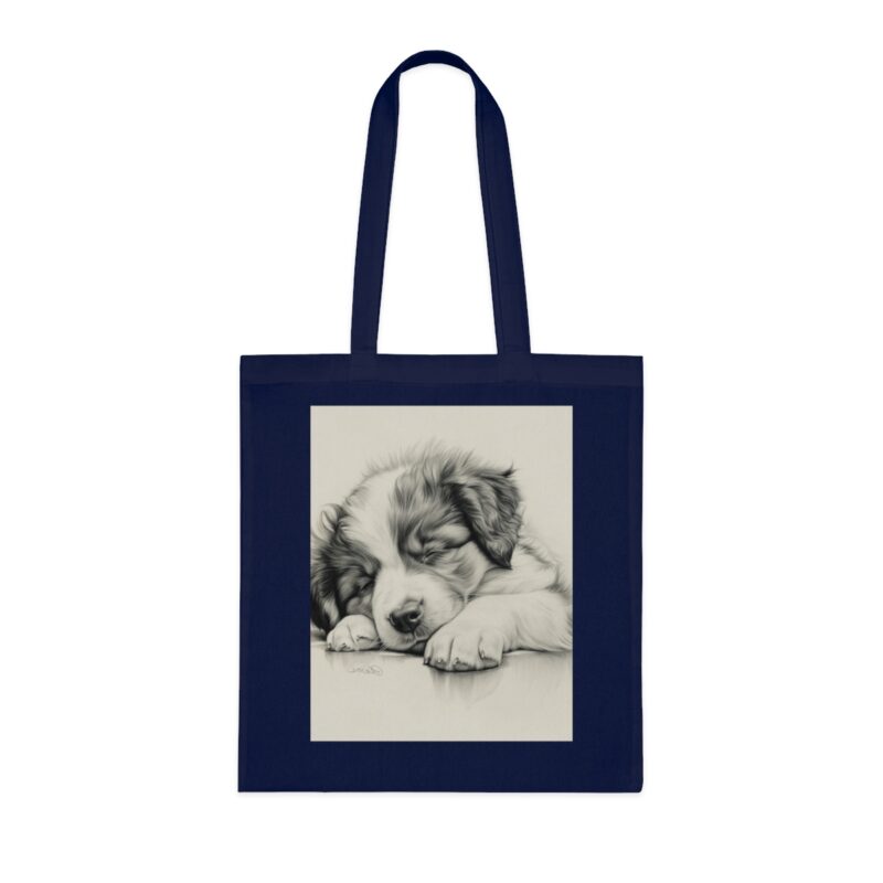 Australian Shepherd Dog Cotton Tote Bag