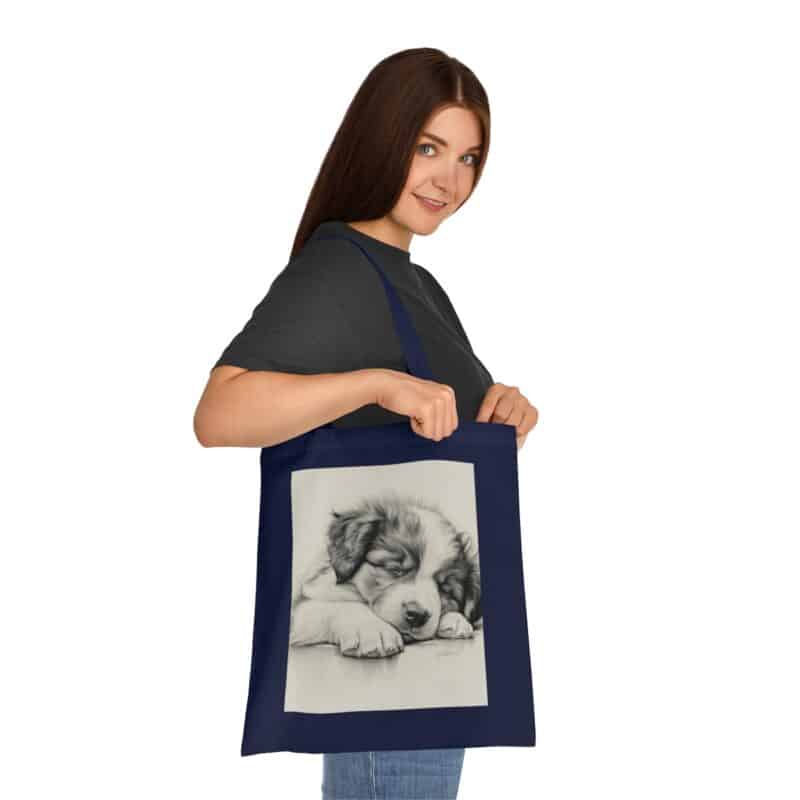 Australian Shepherd Dog Cotton Tote Bag