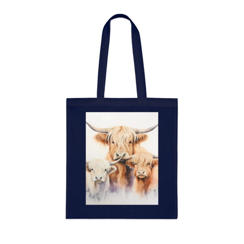 Highland Cows Cotton Tote Bag