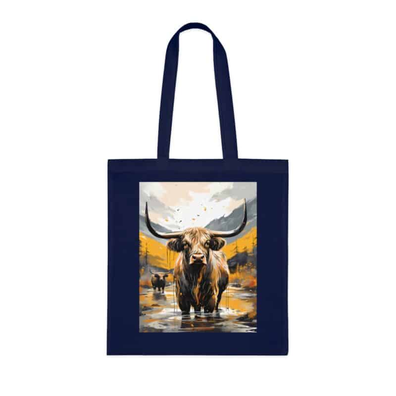 Highland Cows Cotton Tote Bag