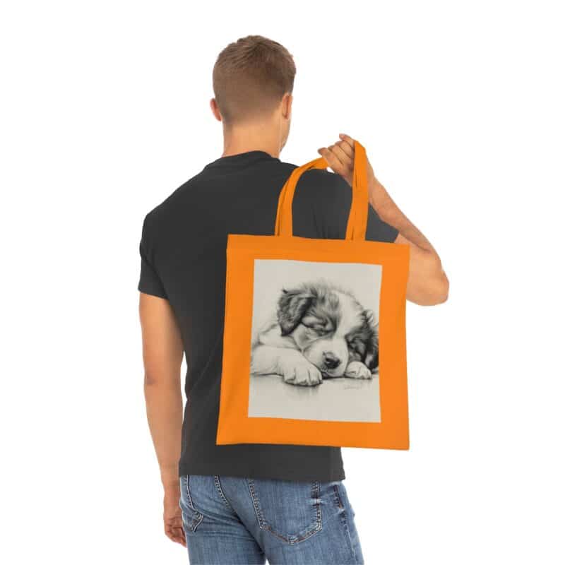 Australian Shepherd Dog Cotton Tote Bag