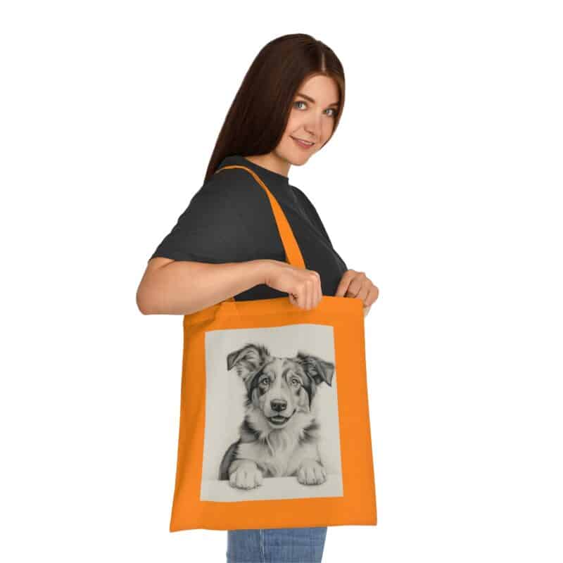 Australian Shepherd Dog Cotton Tote Bag