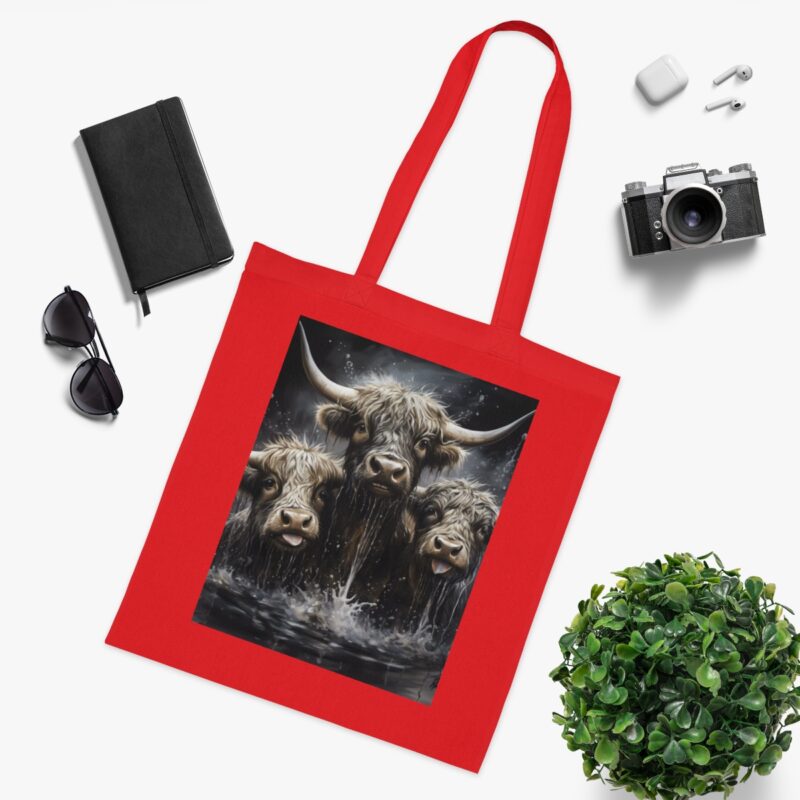 Highland Cows Cotton Tote Bag