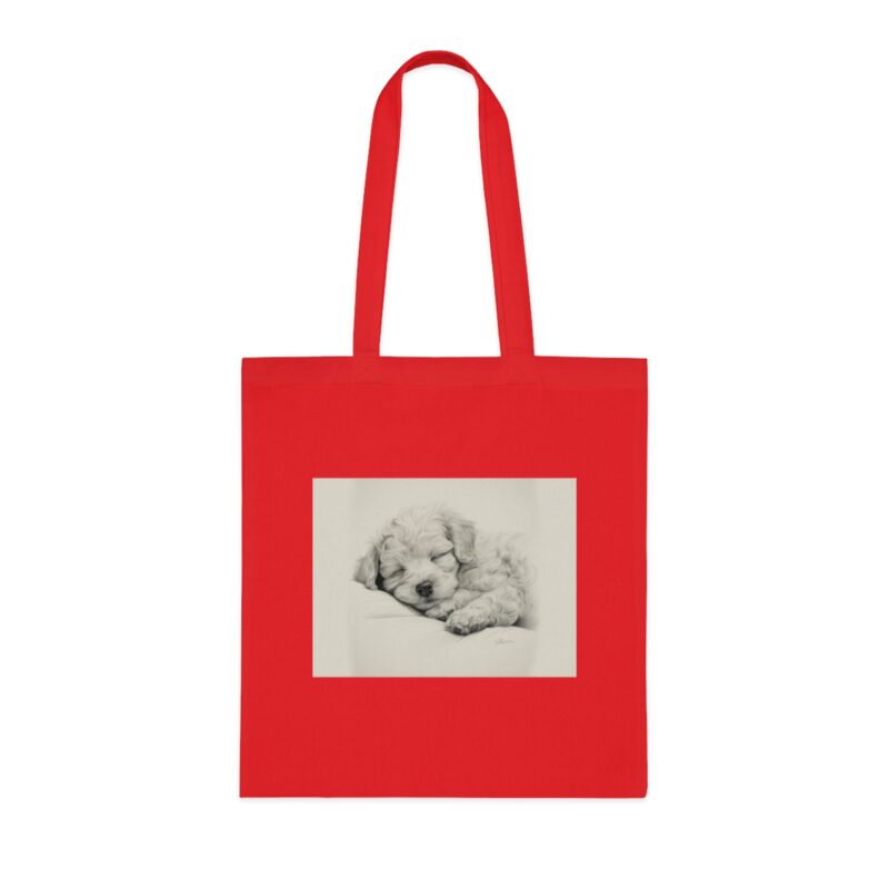 Poodle Cotton Tote Bag