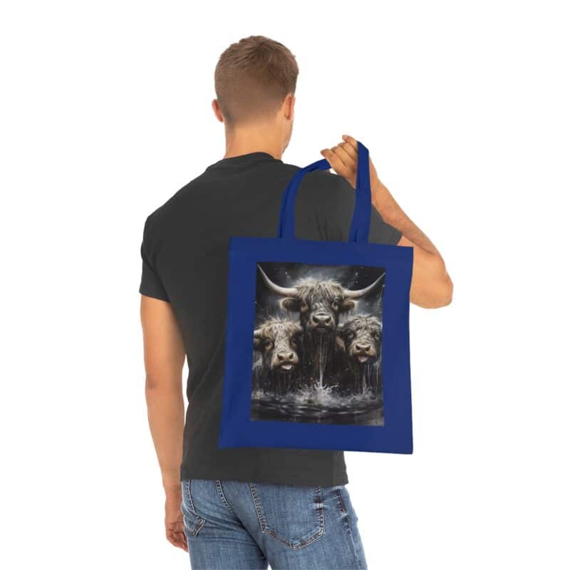 Highland Cows Cotton Tote Bag